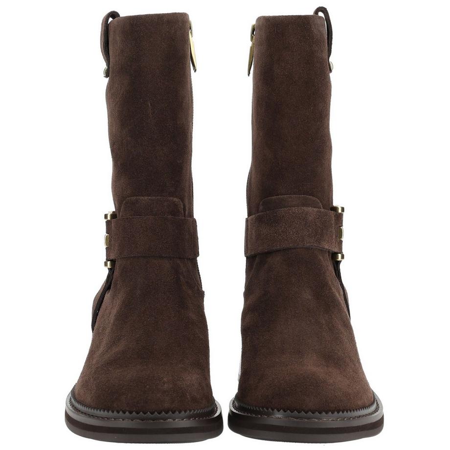 Regarde Le Ciel Bottines en cuir velours  