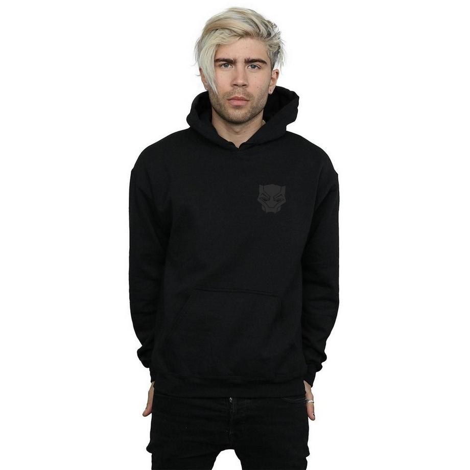 MARVEL Black On Black Felpa con Cappuccio  