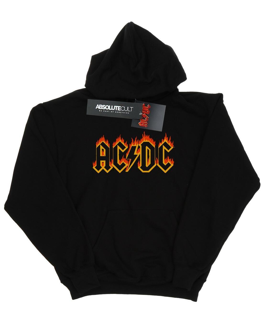 AC/DC  ACDC Flames Logo Kapuzenpullover 