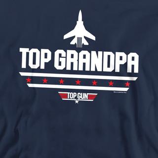 Top Gun Top Grandpa Felpa Girocollo  