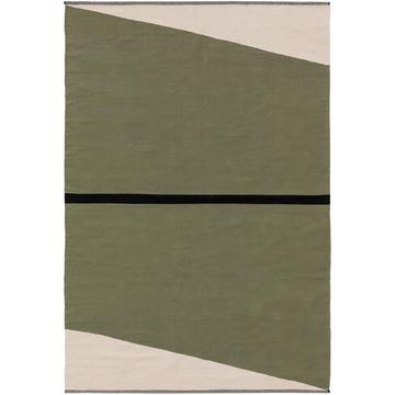 Tappeto di cotone Lenny Verde