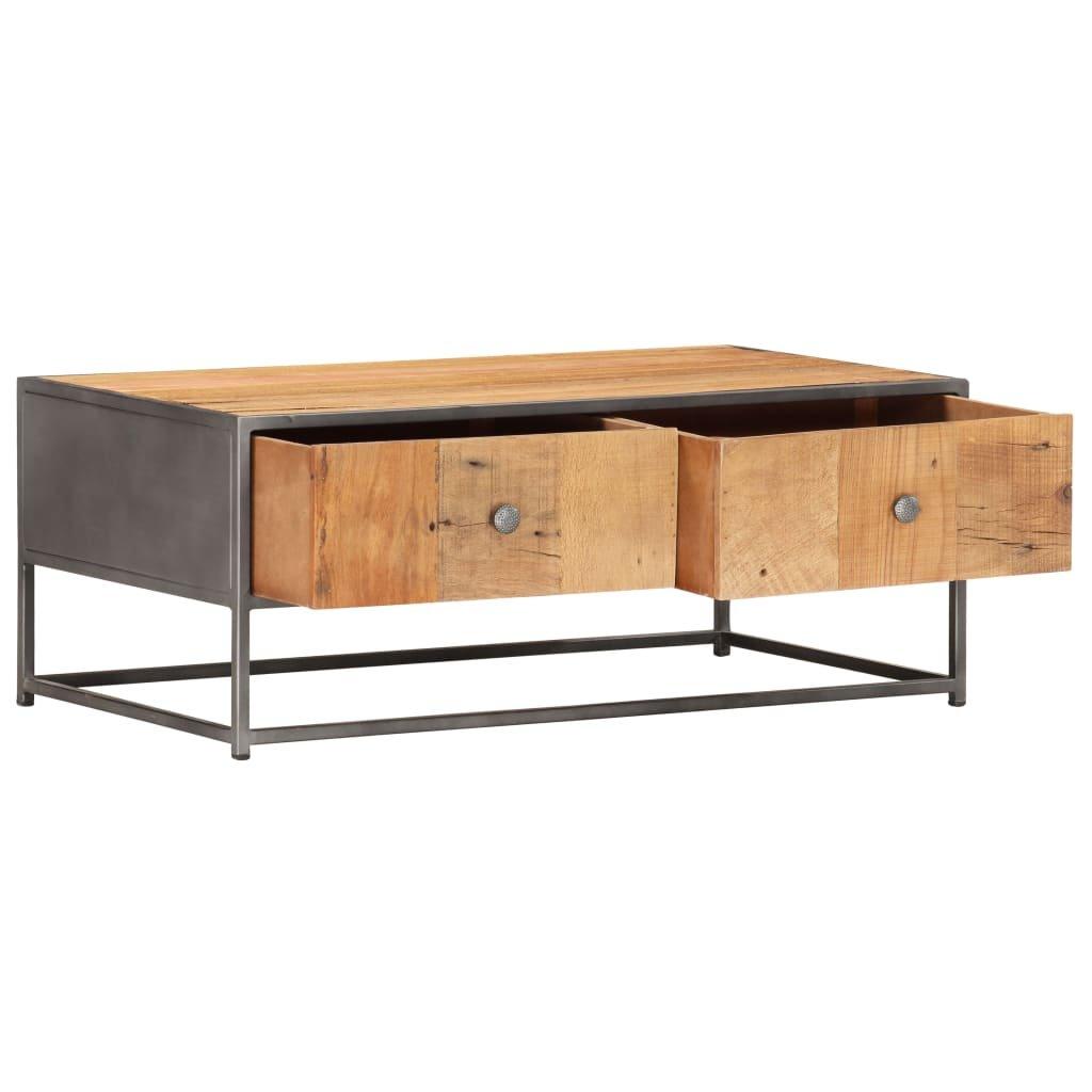 VidaXL Table basse bois de récupération  