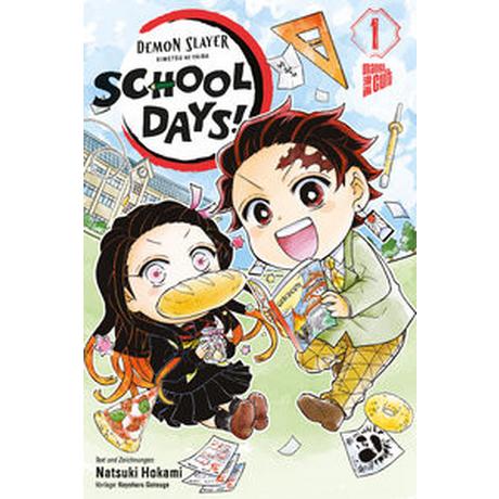 Demon Slayer - Kimetsu no Yaiba: School Days 1 Gotouge, Koyoharu; Hokami, Natsuki (Illustrationen); Höfler, Burkhard (Übersetzung) Couverture rigide 