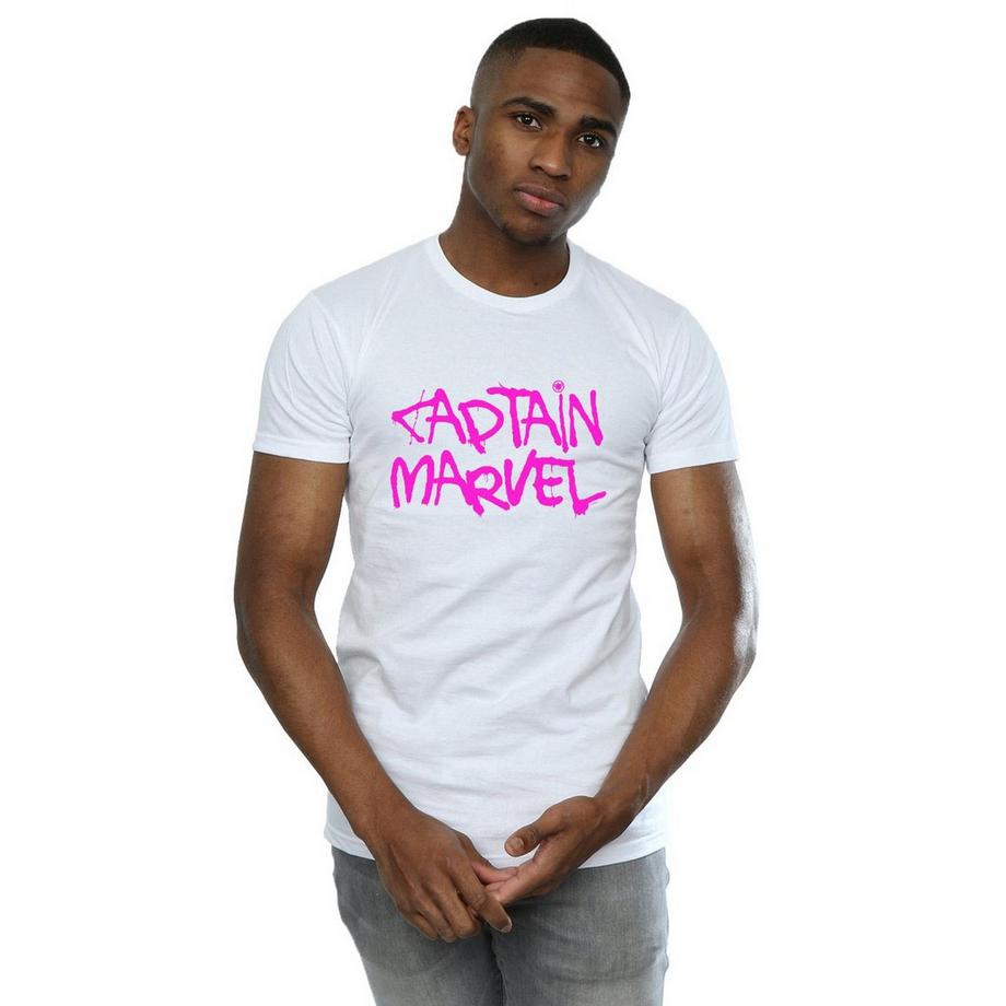 MARVEL Captain Logo Regular Fit T-Shirt  