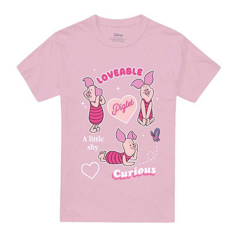 T-ShirtMotif Porcinet Cute And Curious