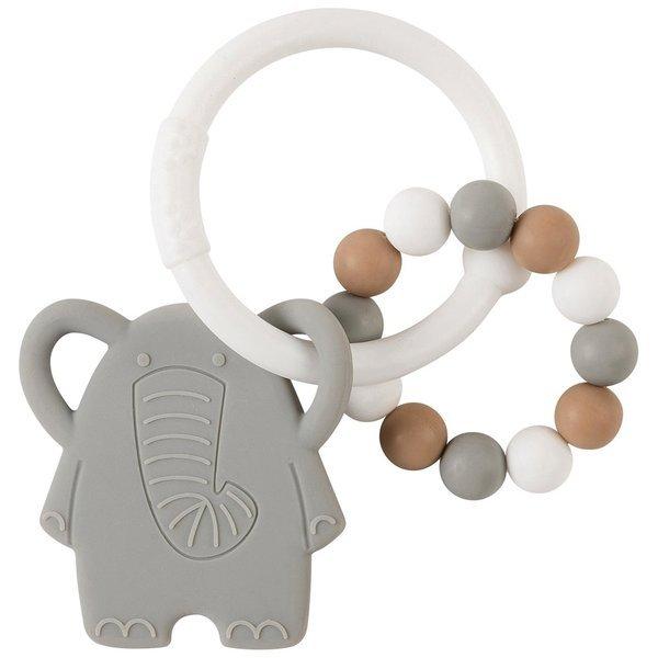 Image of NATTOU Beissring mit Greifling Elefant - ONE SIZE