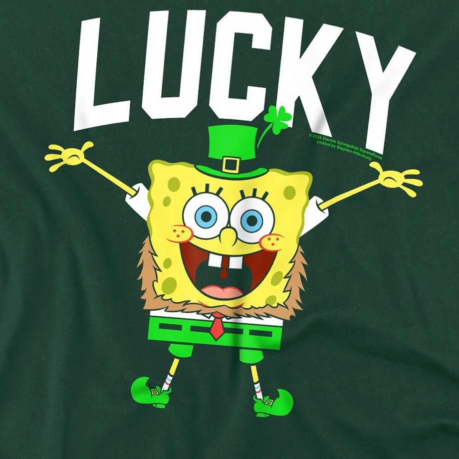 Nickelodeon  Lucky Maglietta Giorno Di San Patrizio 