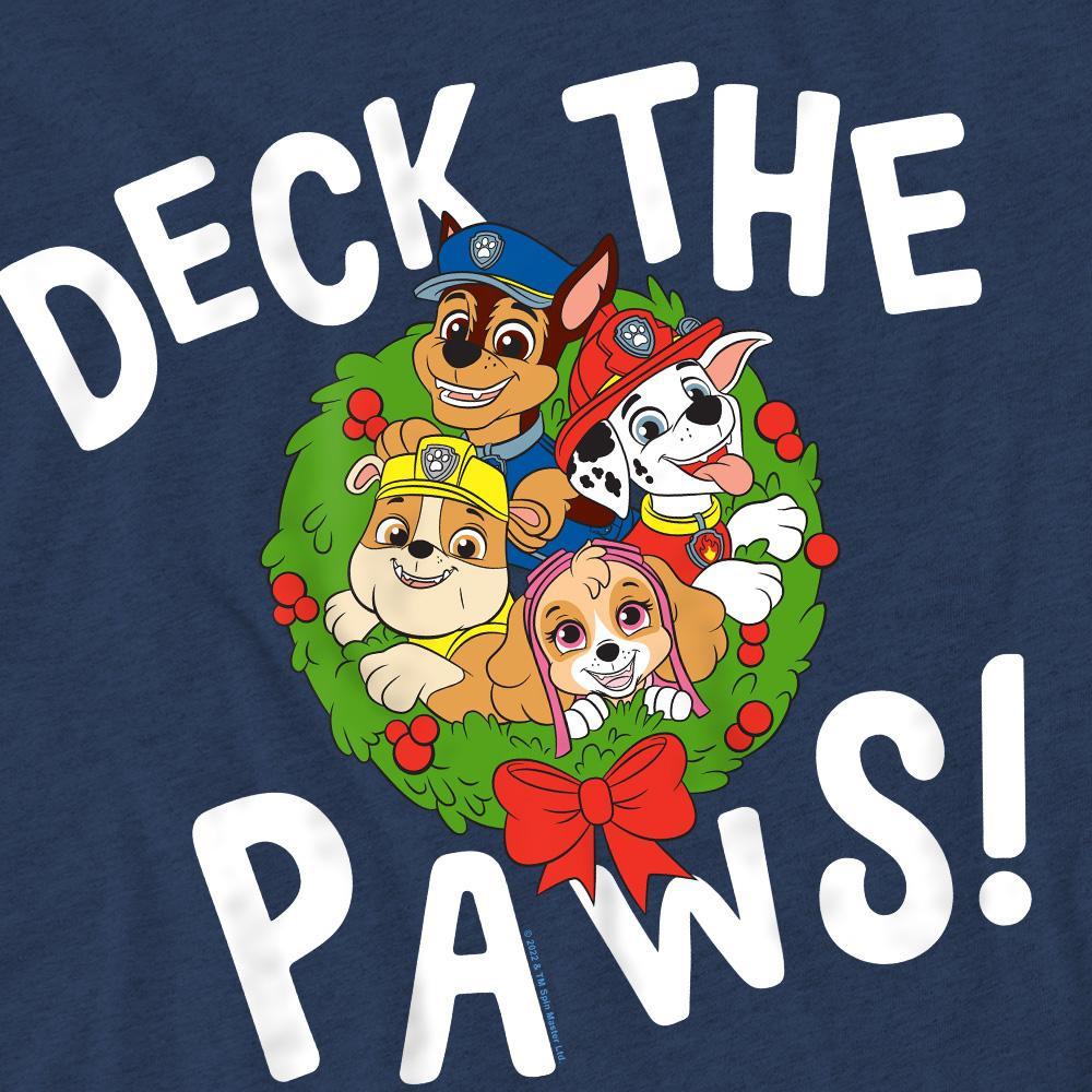 PAW PATROL Deck The Paws T-Shirt Motif Noël  