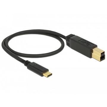 83674 cavo USB 0,5 m USB 3.2 Gen 2 (3.1 Gen 2) USB C USB B Nero