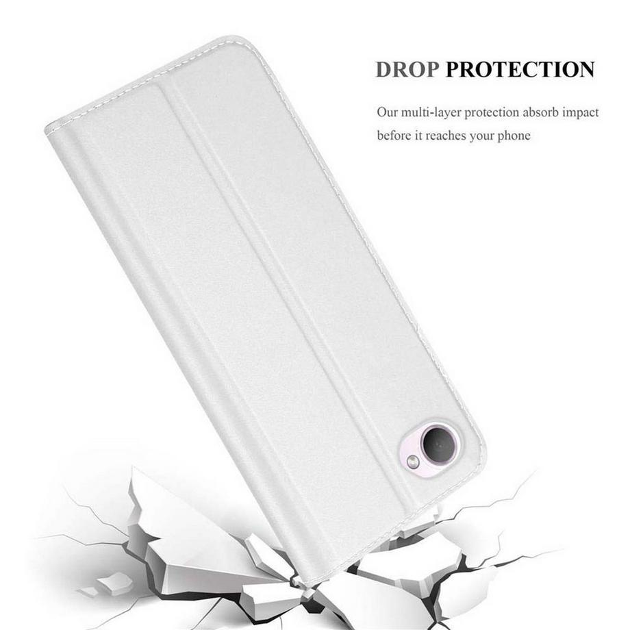 Cadorabo  Hülle für HTC Desire 12 Magnetverschluss, Kartenfach 