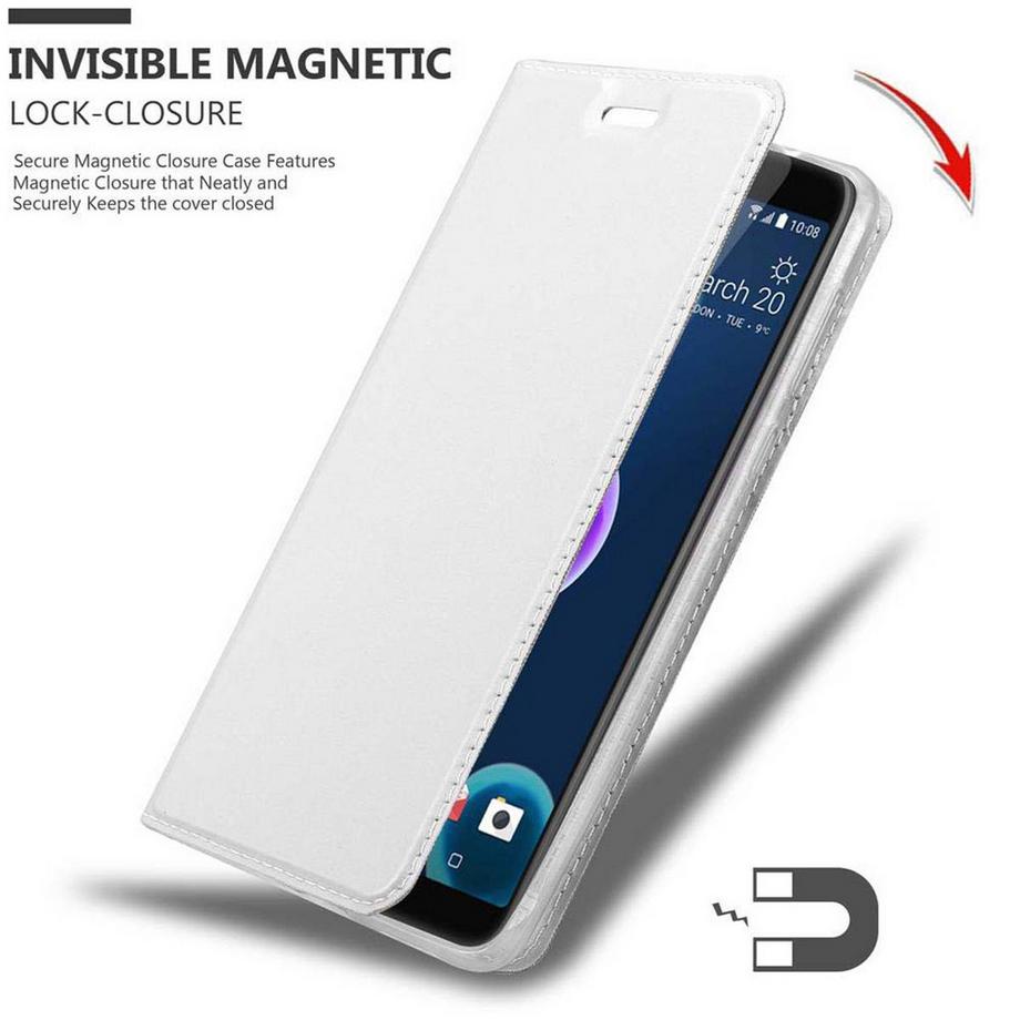 Cadorabo  Hülle für HTC Desire 12 Magnetverschluss, Kartenfach 