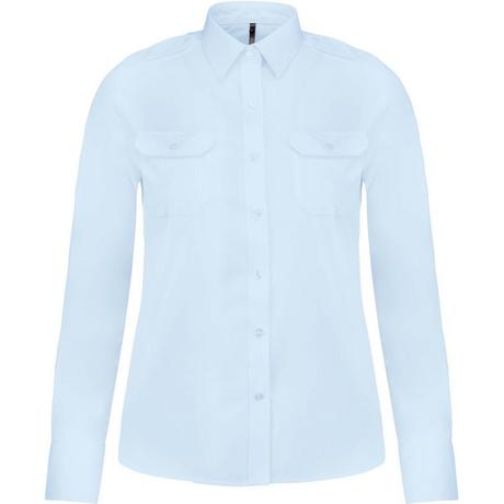 Kariban Camicia Maniche Lunghe Pilota  