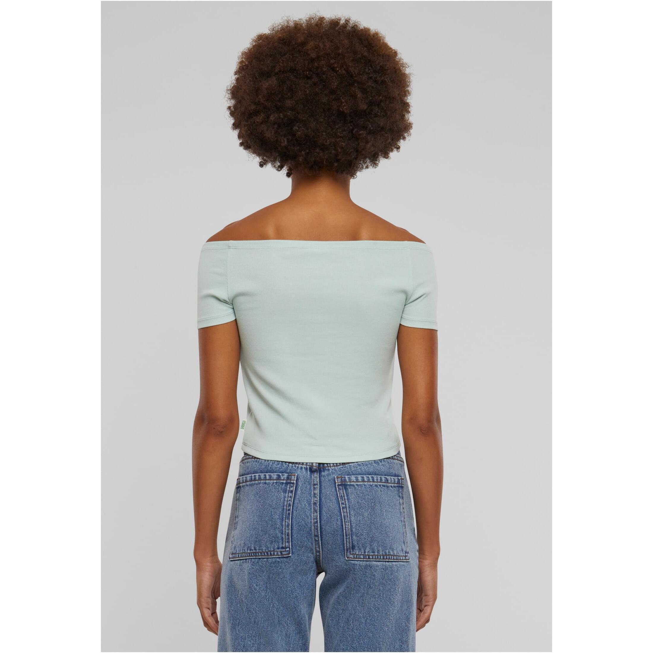 URBAN CLASSICS  t-shirt off shoulder organic 