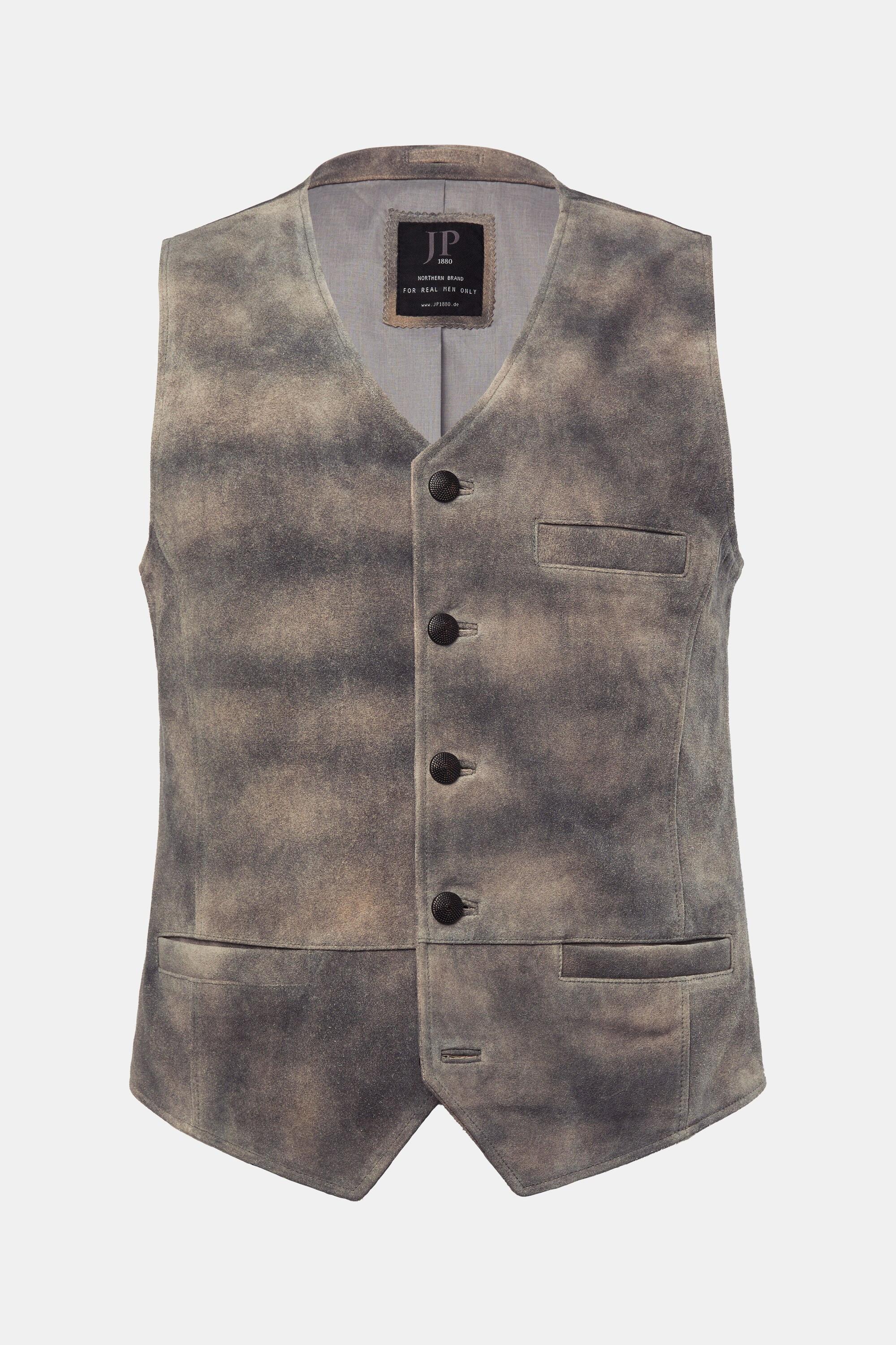 JP1880 Gilet Tradizionale in Pelle Bovina  