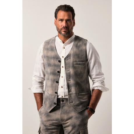 JP1880 Gilet Tradizionale in Pelle Bovina  