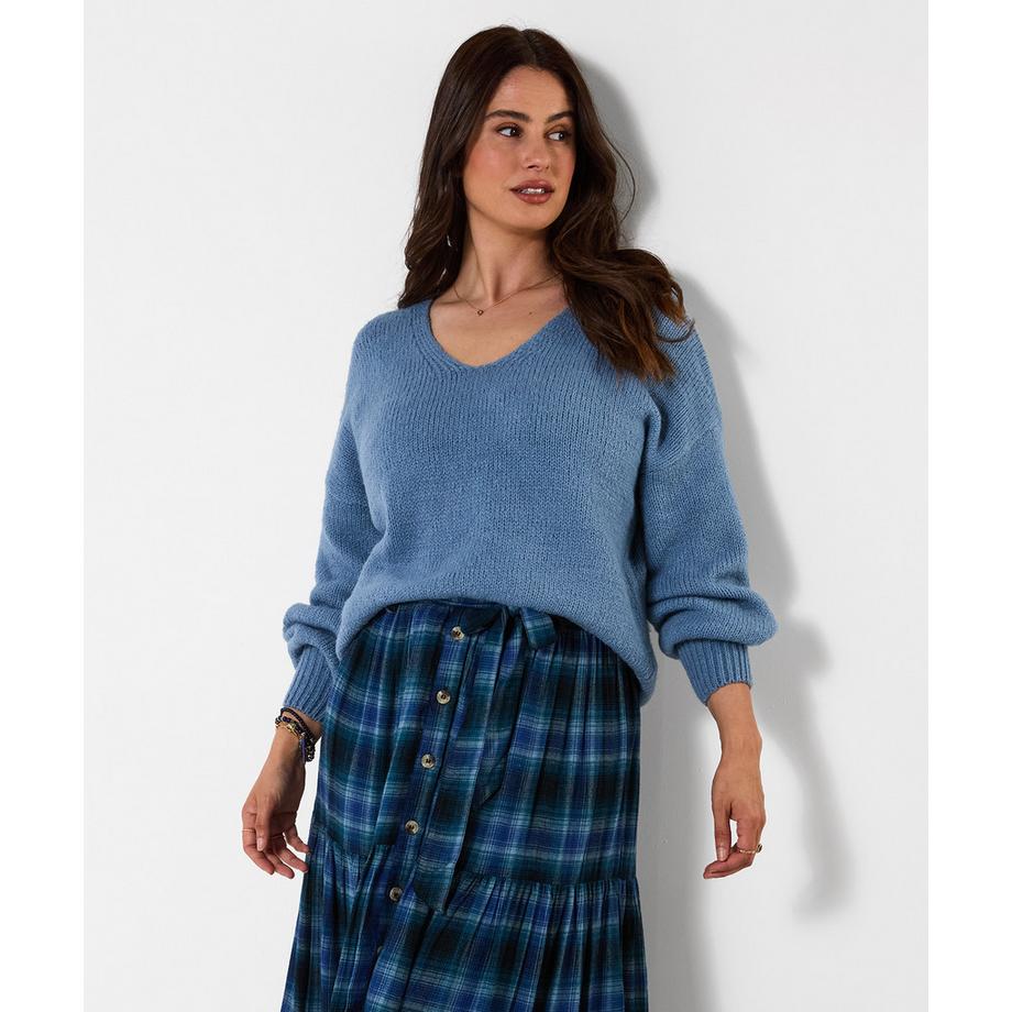 Pull Col V Tout Doux