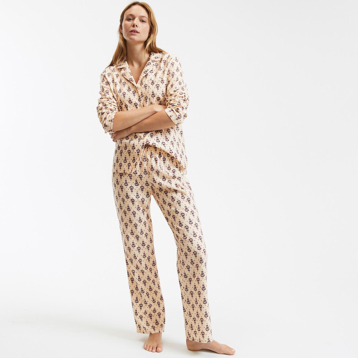 La Redoute Collections  Pyjama aus Flanell mit Druckmuster 