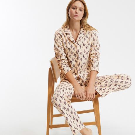 La Redoute Collections  Pyjama aus Flanell mit Druckmuster 