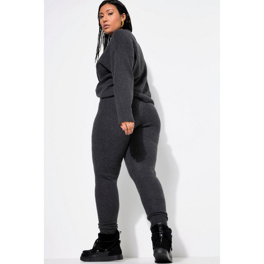 Studio Untold Strickhose Straight Legs Elastikbund  