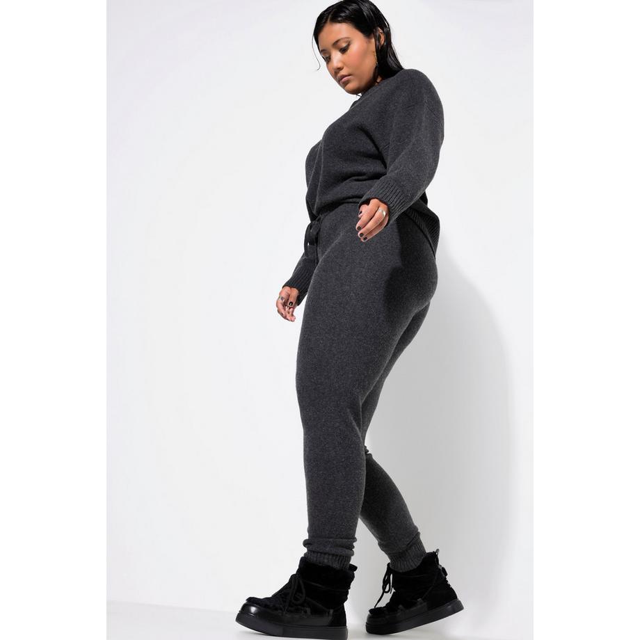 Studio Untold Strickhose Straight Legs Elastikbund  