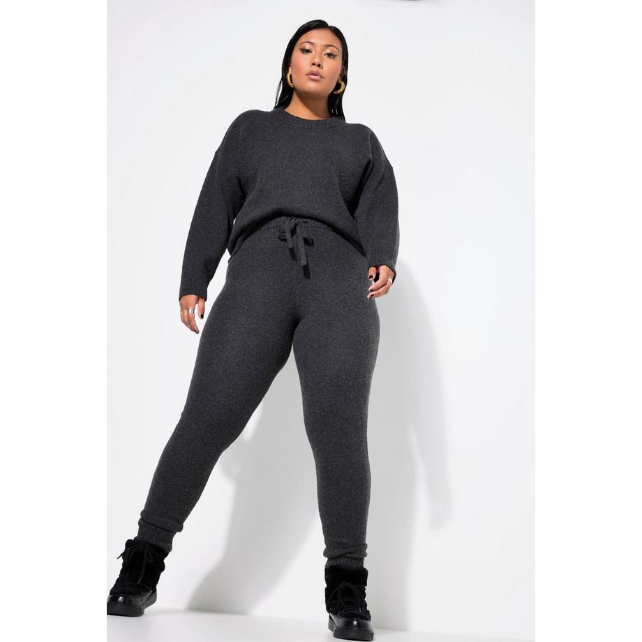 Studio Untold Strickhose Straight Legs Elastikbund  