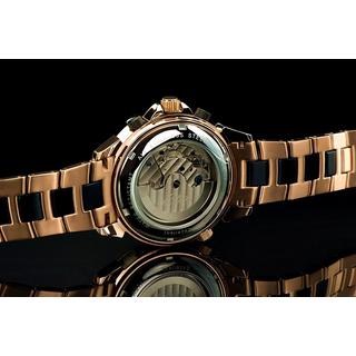 Zeitlos  Exzellent Beast Carbon Rose Steelband Referenz ZL-EBE-11 BR 