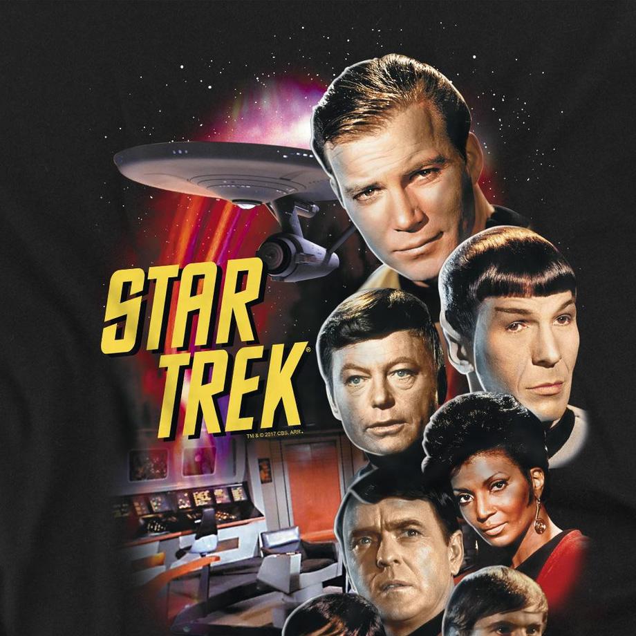 Star Trek Star Trek The Classic Crew Langarm T-Shirt  