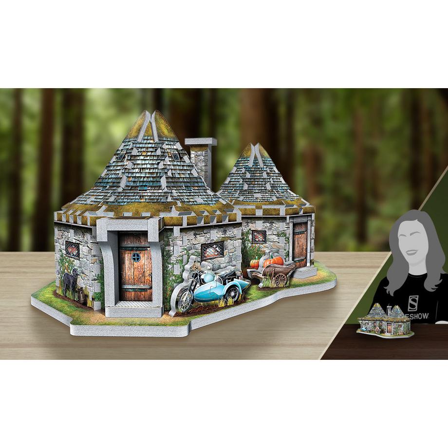 Wrebbit 3D PUZZLE  Puzzle - 3D - Rätsel - Sprachunabhängige - Harry Potter - Hagrid Hut 