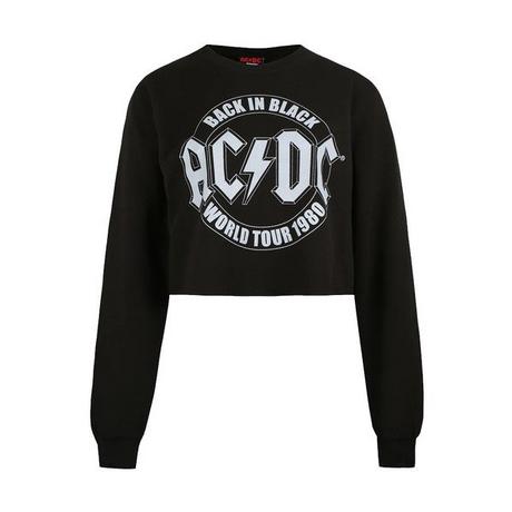 AC/DC  ACDC Tour Sweatshirt kurz geschnitten 