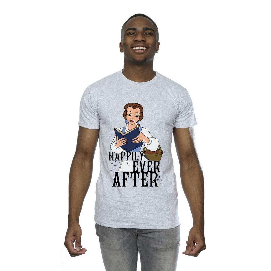 Beauty And The Beast T-Shirt Happily Ever After Reading  