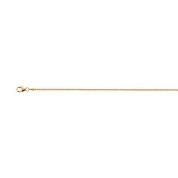 Collier Zopf Gelbgold 750, 1.3mm, 45cm