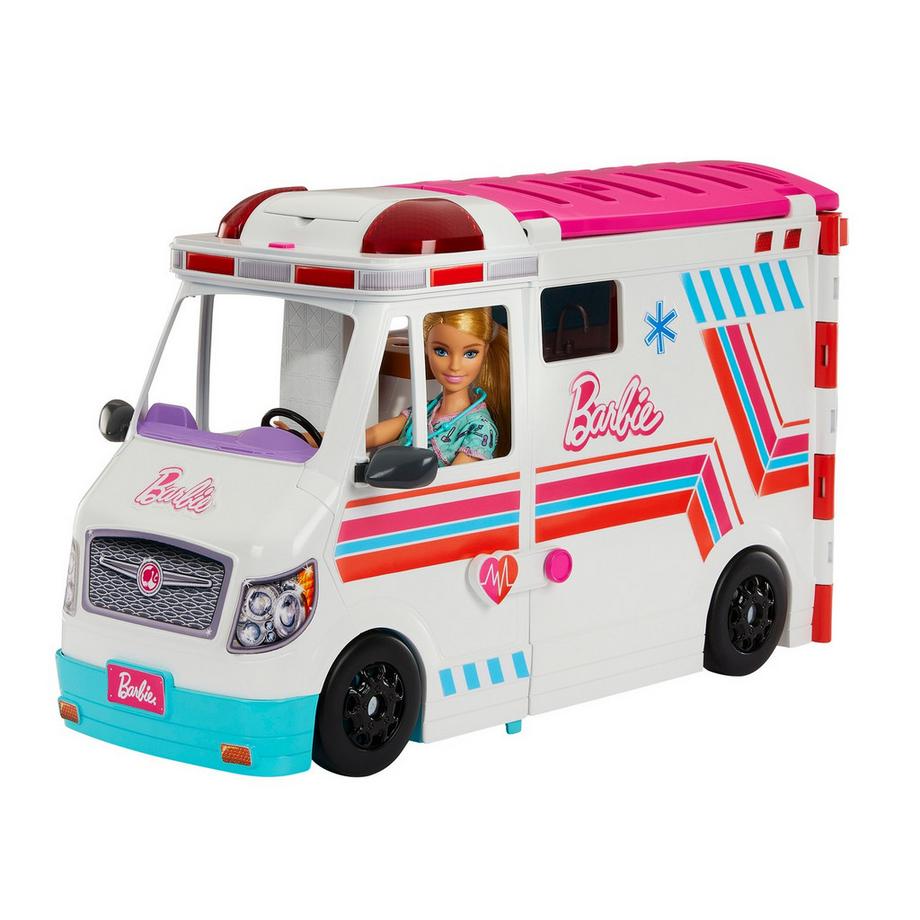 Barbie  Fahrzeuge 2-in-1 Krankenwagen Spielset 