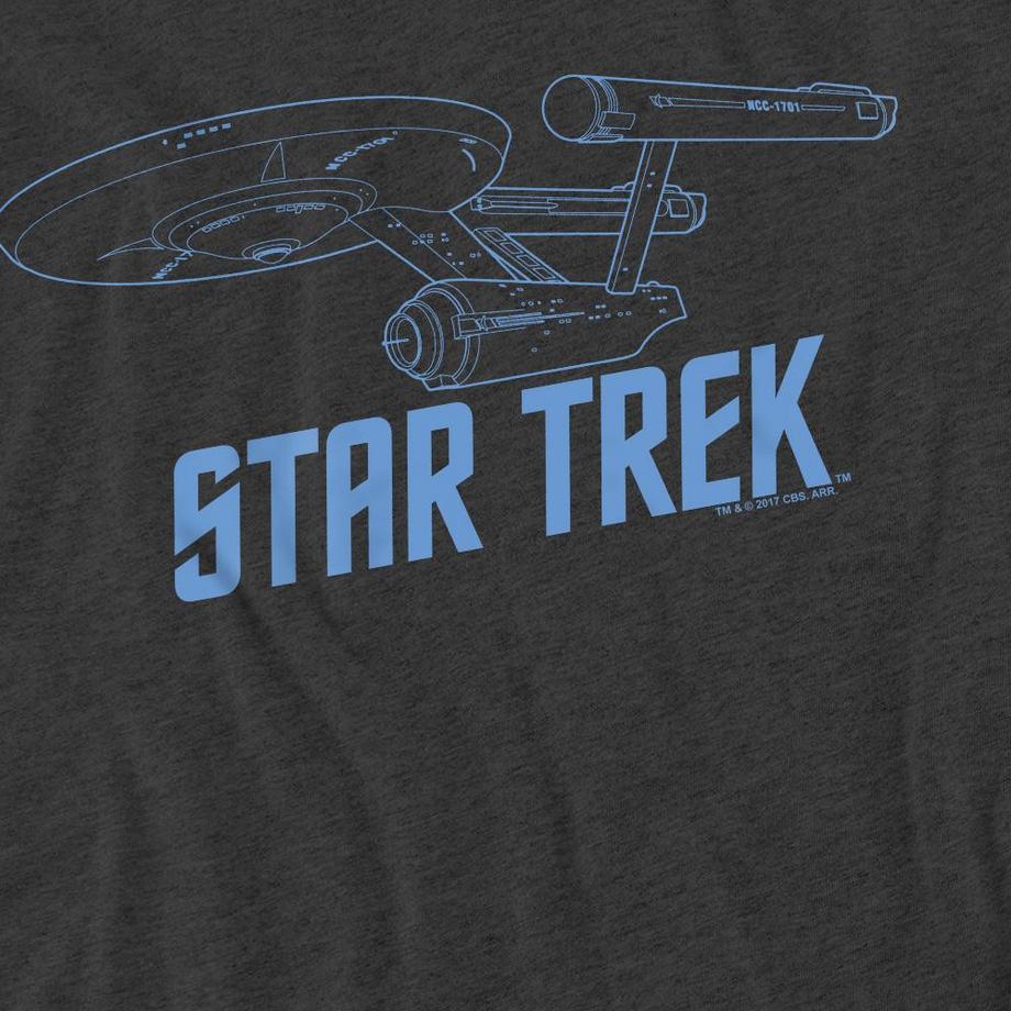 Star Trek Star Trek Enterprise Grafikdruck T-Shirt  