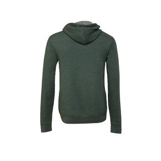 Bella + Canvas  Kapuzenpullover, Durchgehender Reißverschluss 