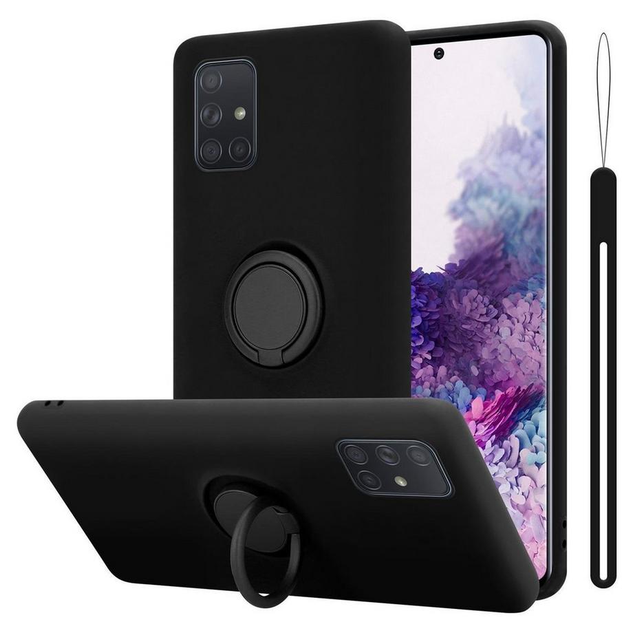 Hülle für Samsung Galaxy A71 4G TPU Silikon mit Ring Liquid