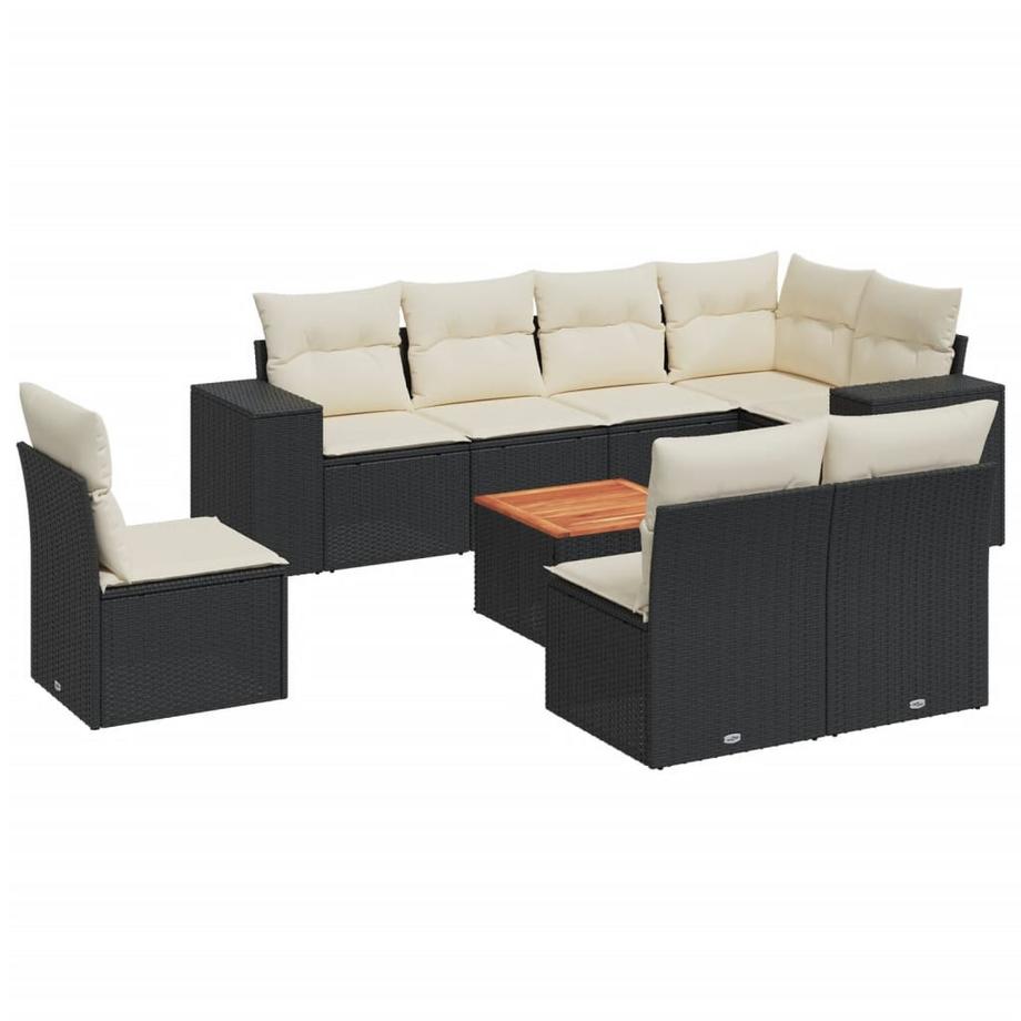 set divano da giardino Polirattan