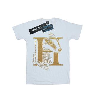 Harry Potter Hufflepuff Bedrucktes Kurzarm T-Shirt  