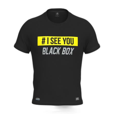 errea I See You Black Box Print T-Shirt  