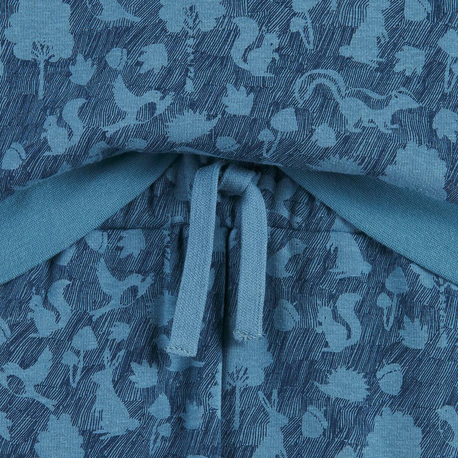 La Redoute Collections  Molton-Pyjama mit Fleecefutter Waldtiermotiv 