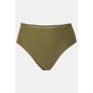 Studio Untold Slip bikini vita alta bordo a griglia  