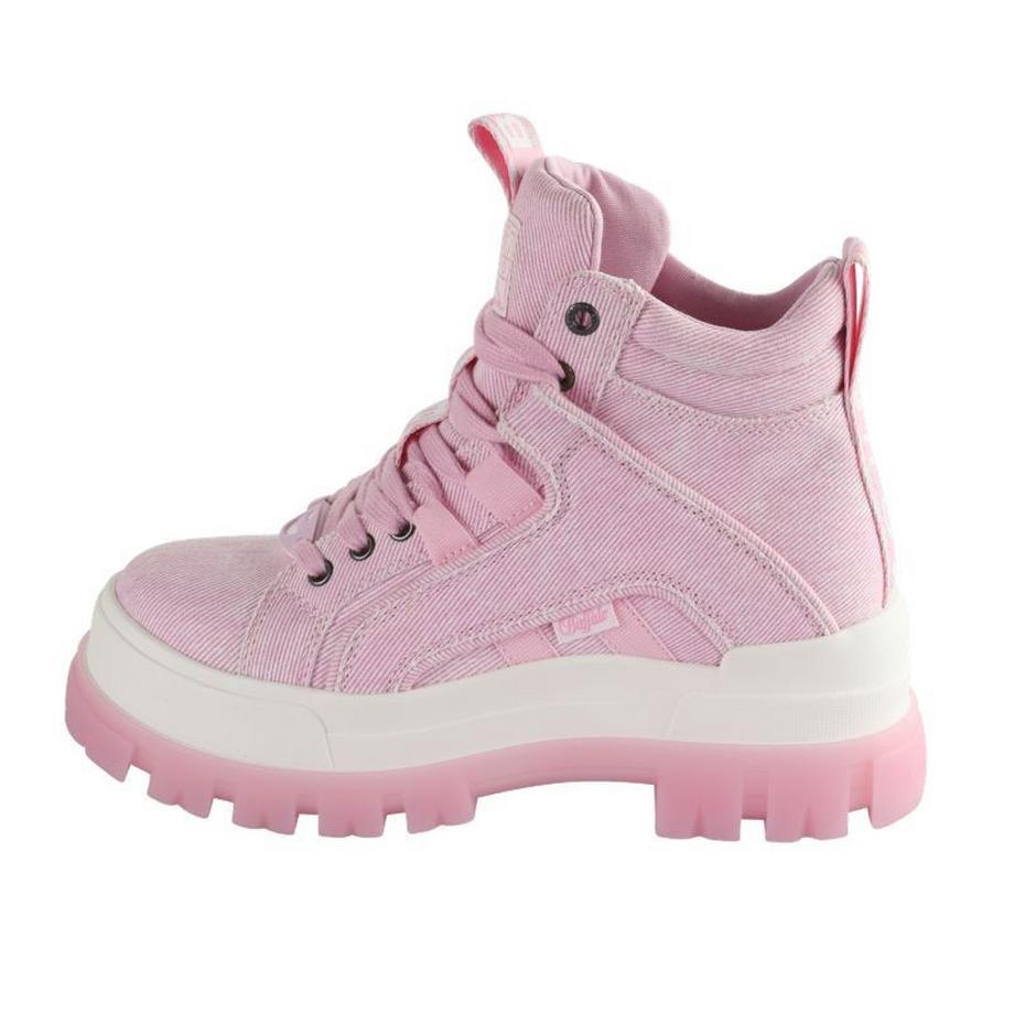 Buffalo  damen stiefeletten  aspha nc mid - vegan denim 