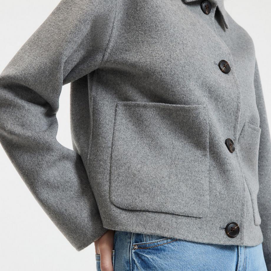 La Redoute Collections Giacca Corta Chiusura con Bottoni  