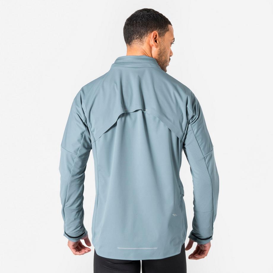 KIPRUN  Veste de running chaud manches longues Homme KIPRUN, Run 900 Warm Regul Gris 