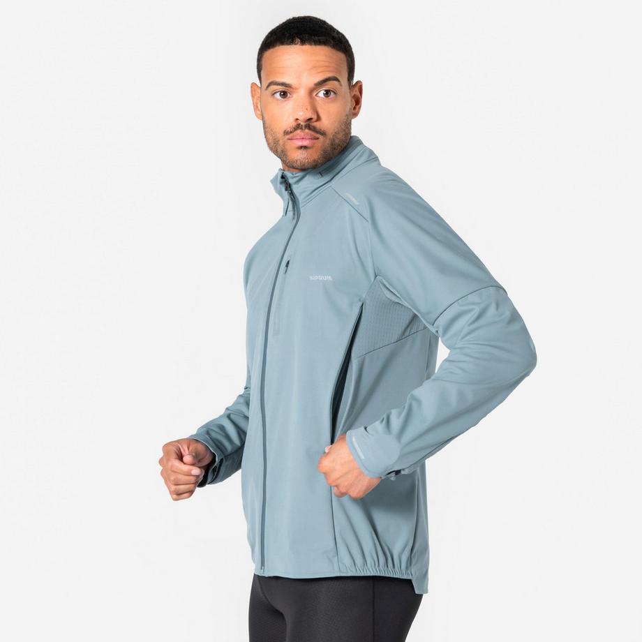 KIPRUN  Veste de running chaud manches longues Homme KIPRUN, Run 900 Warm Regul Gris 