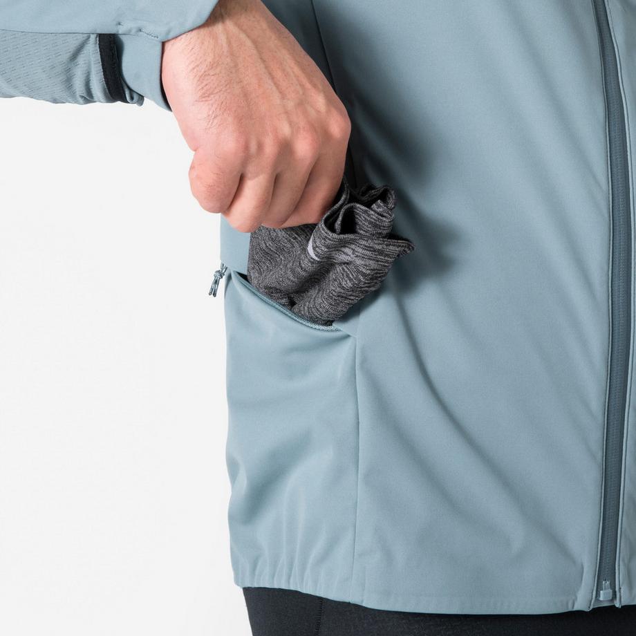 KIPRUN  Veste de running chaud manches longues Homme KIPRUN, Run 900 Warm Regul Gris 