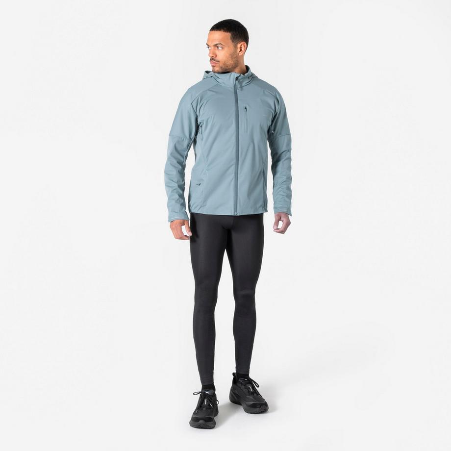 KIPRUN  Veste de running chaud manches longues Homme KIPRUN, Run 900 Warm Regul Gris 