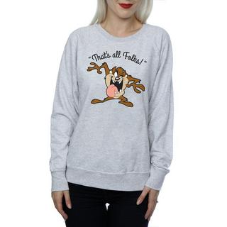 LOONEY TUNES That's All Folks Tasmanian Devil Sweatshirt  