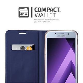 Cadorabo  Housse compatible avec Samsung Galaxy A3 2017 - Coque de protection avec fermeture magnétique, fonction de support et compartiment pour carte 