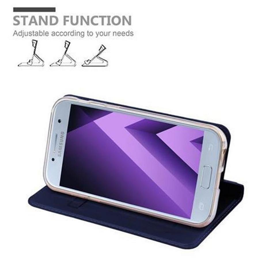 Cadorabo  Hülle für Samsung Galaxy A3 2017 Magnetverschluss, Kartenfach 