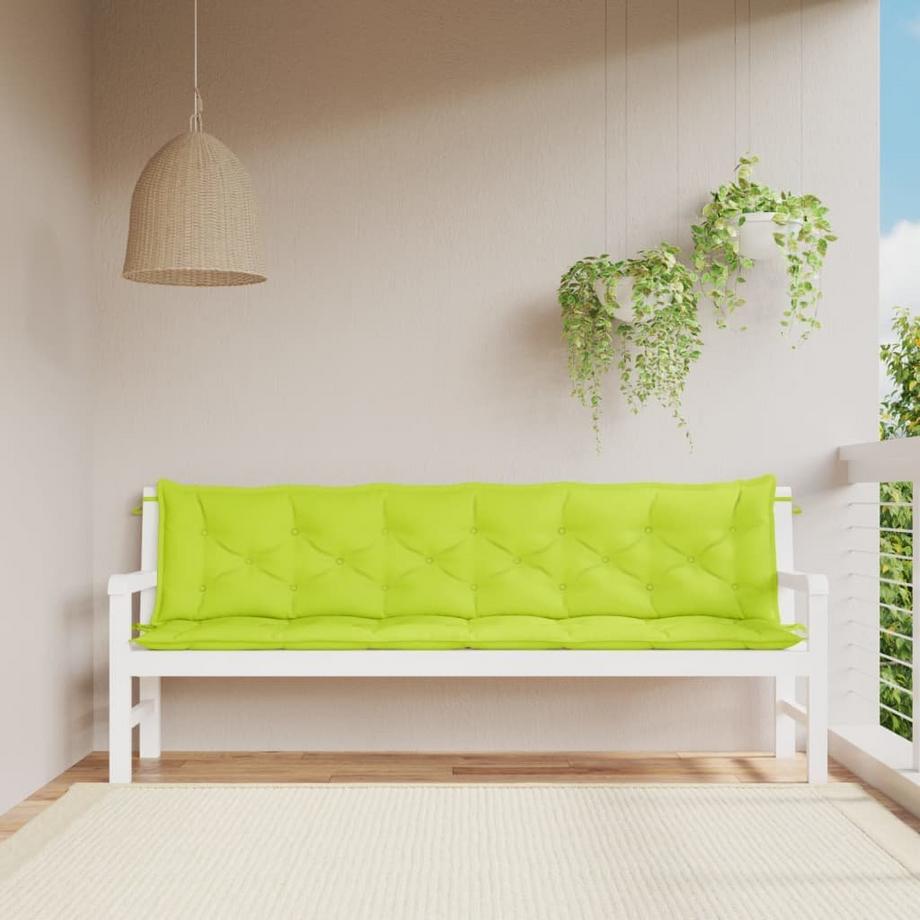 VidaXL Coussin de banc de jardin tissu  
